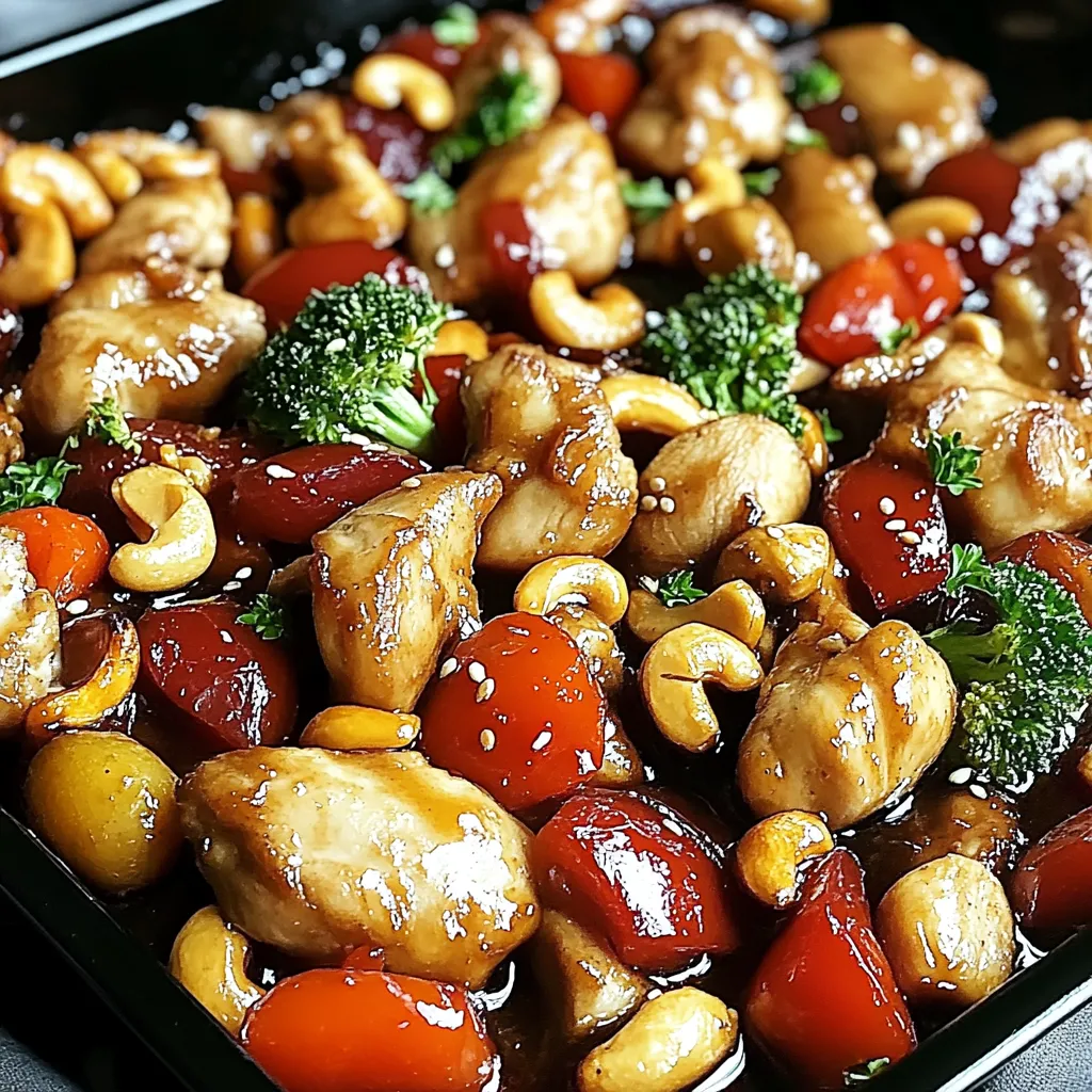 Easy Sheet Pan Cashew Chicken Recipe for Busy Weeknights