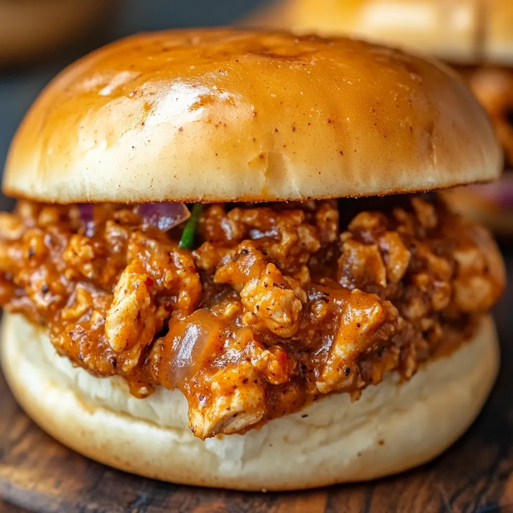 Cajun Chicken Sloppy Joes