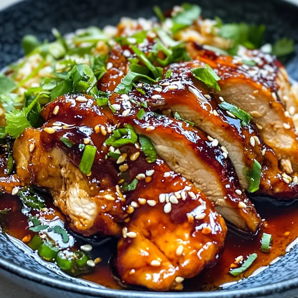 Caramelised Soy Chicken in Garlic Ginger Broth