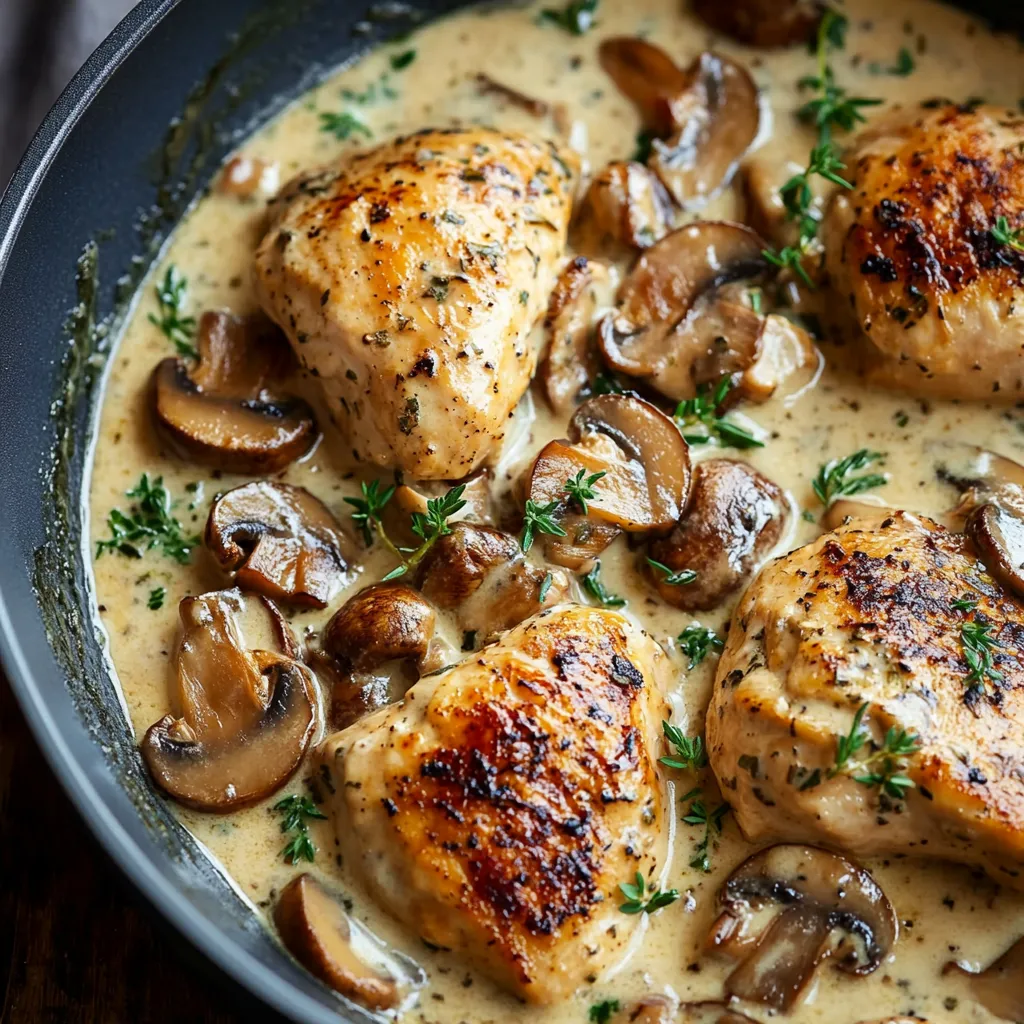 Creamy Mushroom Chicken