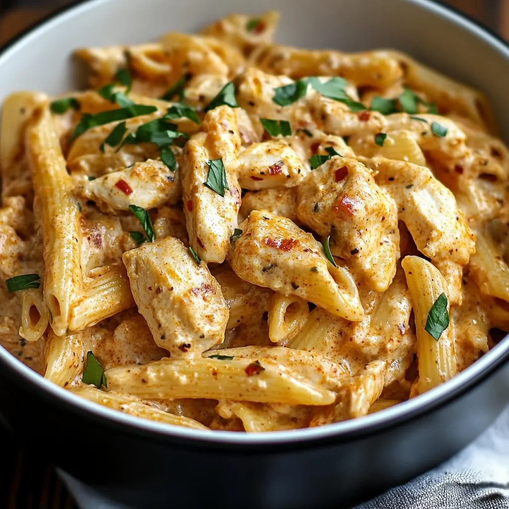 Crock Pot Cajun Chicken Pasta