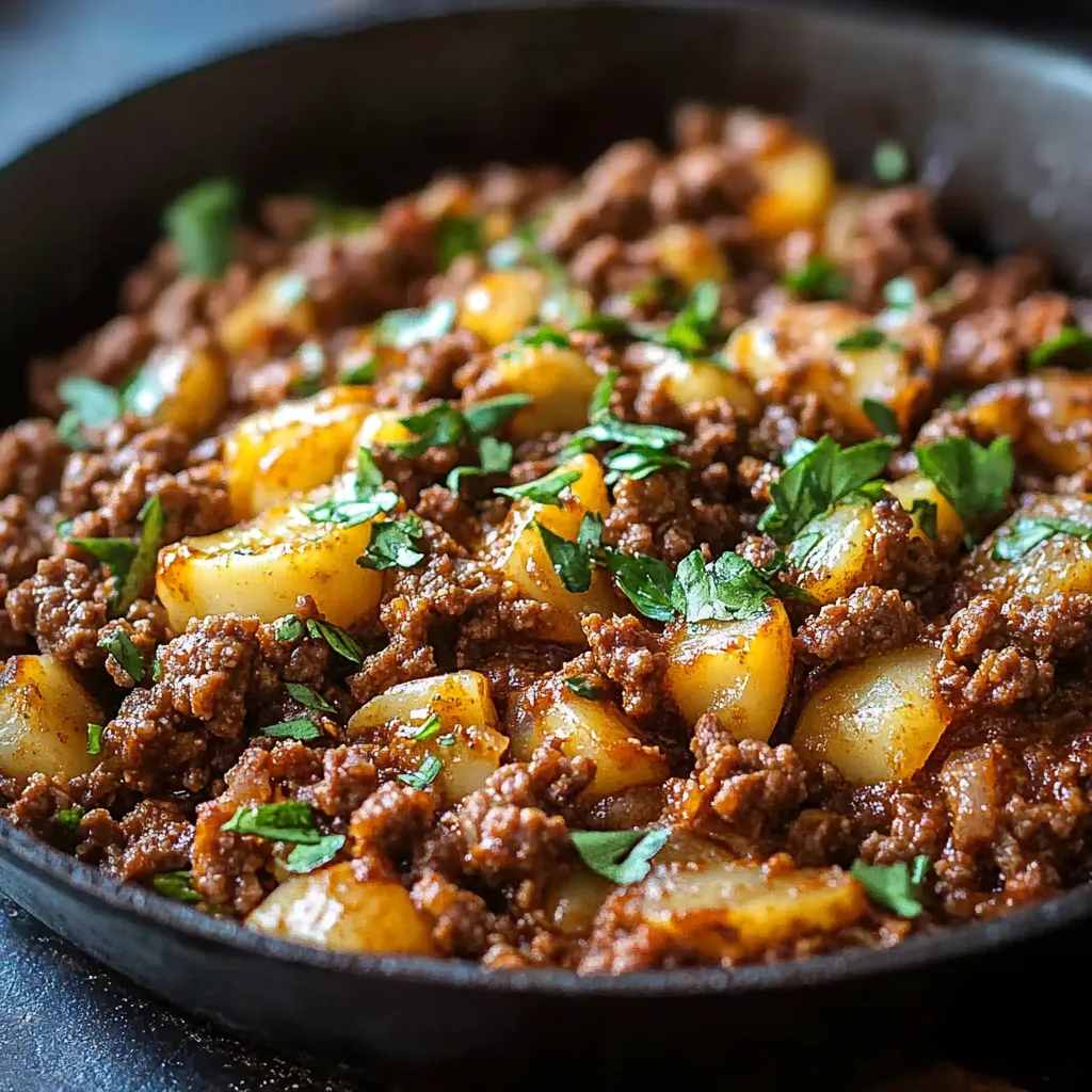 Ground Beef and Potato Skillet
