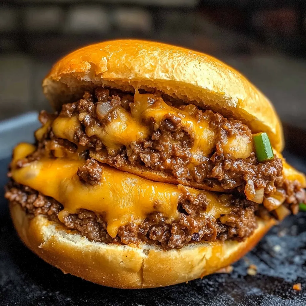 Philly Cheesesteak Sloppy Joes