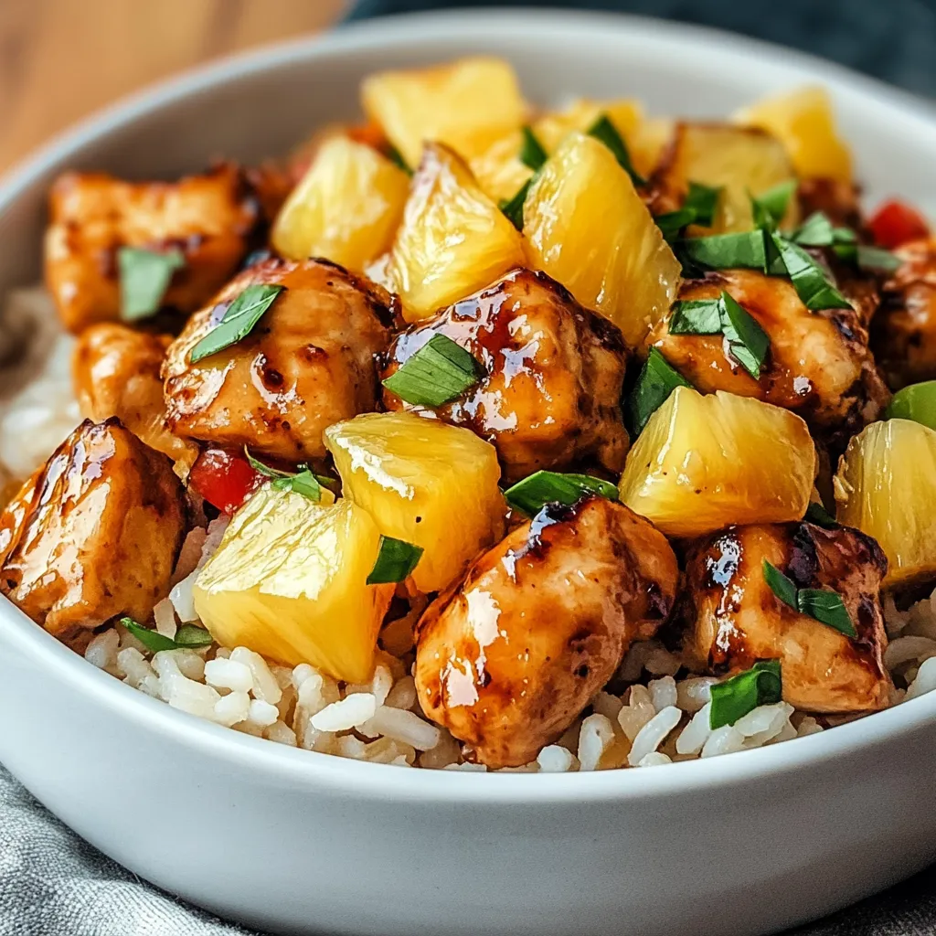 Pineapple Chicken and Rice
